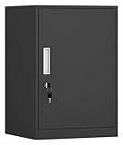 TUBBEK Aktenschrank unter dem Schreibtisch Niedriger Schrank Datenschublade Haushaltsaufbewahrung Schließfach mit Schlossschrank Mehr Stauraum (Farbe: Grau, Größe: 65 x 39 x 40 cm)