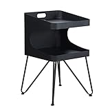 HASMI Nachttisch Schlafzimmer Schmiedeeisen Kreative Nachttisch Sofa Side Tabelle Moderne minimalistische Persönlichkeit Kleine Couchtisch-Seitenschrank Lagerung Bedside Table (Color : C)