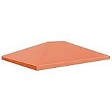 BULANED Pavillondach, Pavillon Ersatzdach, Faltpavillon Dach, Gartenpavillon Dach, Ersatzdächer Für Pavillons, 310 g/m² 4x3 m Orange