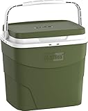 Duramax Chillbox Kühlbox 24L mit sicherem Verriegelungsgriff, Hält das EIS bis zu 2 Tage, Isotherme Kühlbox für Camping, Strand, Mittagessen, Picknick und mehr, Kühlbox, Jägergrün