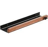 BKALIT Badezimmer Regal Duschablage Duschregal Holz-Duschorganisator, Wandmontiertes Badezimmerregal, Duschregal Für Balkon-Dusche Badregal Dusche Ablage Duschkorb (Color : A, Size : 60ccm)