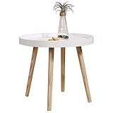 Coffee Round Table Set Round Small Coffee Table Disc Surrounding Design Sofa End Table Anti-Slip Material Added to The Bottom of The Feet Ideal for Office Small Space Living Room