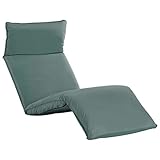 vidaXL Sonnenliege Klappbar Wasserdicht Gartenliege Strandliege Relaxliege Liegestuhl Klappliege Campingliege Liege Oxford-Gewebe Grau