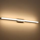 Klighten LED Spiegelleuchte Bad 90cm 20W, IP44 Badleuchte Badlampe Wand, Spiegellampe Badezimmer Lampe wandleuchte für Bad, 110-240V, 1300Lumen, Warmweiß 3000K