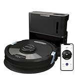 Shark AI Ultra 2-in-1 Saugroboter Self-Empty [RV2600WSEU]bis zu 110 Minuten Laufzeit, Ultraschall-Wischen, Absaugstation, Matryx Clean Navigation, Selbstreinigende Bürstelrolle, Wi-Fi App