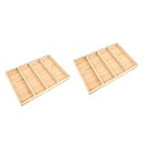 SEWACC 2 Stück Ablagetabletts Aus Holz Paletten Ringe Schmuckdekoration Für Zuhause Schmuckschubladenteiler Stapelbares Schmucktablett Stapelbare Schmucktabletts