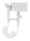 Multifunktionales tragbares ABS-Bidet-Sprühset G1 / 2 einziehbare Schichten Bidet-Duschkopf Düse Toilettenwerkzeuge
