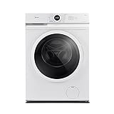 Midea MF100W70-E Waschmaschine / 7KG / 40cm tief Slim Design / D / 1200 U/min / Hygiene 90 ℃ / Mehrere Temperaturoptionen / Kaltwäsche / AquaStop, Weiß Energieklasse D