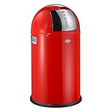 Wesco Abfallsammler Pushboy Junior 22 Liter rot, H x Ø 63x35cm/22L