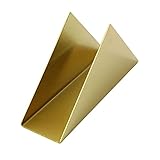 Gold Serviettenhalter | Moderner Serviettenhalter in Mattgold für den Esstisch - Papierservietten-Organizer aus Metall für Küchenarbeitsplatten, Restaurants, Bars, Cafés, Picknicks