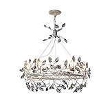 GRFIT Schöne Kronleuchter Vintage und alte Eisen Kronleuchter Licht Luxus Kristall Dekoration Kronleuchter Wohnzimmer Esszimmer Beleuchtung Wohnzimmer Lüster