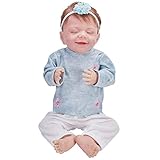 Babypuppe, wiedergeborene Babypuppen, wiedergeborene Babypuppen, Junge, 50,8 cm, weiches Silikon/Stoff, echtes Leben, realistische wiedergeborene Kleinkinderpuppen,
