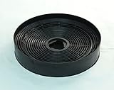 Alternativer Aktivkohlefilter - passender Kohlefilter für Dunstabzugshaube Respekta MIZ 0023 & auch für Bomann KF561, Baumatic ST1, PKM CF110 - rund - 1 Stück
