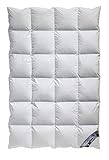 Kassetten Daunendecke Winterdecke extra-warm Wärmegrad 5 100% arktischer Daunenflaum 100% Natur - vom Betten Fachgeschäft (135x200 cm)