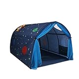 Jiklophg Kinder Spielhaus Falt Haus Tipi Tragbares Zelt Bett Dekoration Krabbel Tunnel Spielzeug Ball Pool für Kinder Blau