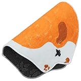 RORPOIR Kaschmirimitat-Teppich Wasserabsorbierende Badematte Rutschfester Teppich Waschbarer Teppich Katzen-Badezimmerteppich Eingangsbereich Willkommensmatte Haustürmatte