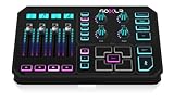 TC Helicon GoXLR Revolutionäre Online-Broadcaster-Plattform mit 4-Kanal-Mischpult, motorisierten Fadern, Soundboard und Vocal-Effekten