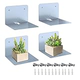 Jildouf Wandmontiertes Bücherregal,Schwimmende Wand-Bücherregale mit Schraube | Bücherregal, ideal für Aufbewahrung und Präsentation, unsichtbares schwimmendes Kinder-Bücherregal für Kinderzimmer