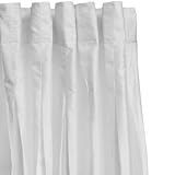 Umbra Pleatta Plissee-Vorhang aus TAFT, 127 x 228 cm, Weiß