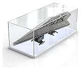 Acryl Vitrine Klar Acryl-Vitrine kompatibel mit Lego 10221 Modell Super Star Destroyer transparente staubdichte Sammlung Vitrine for Lego 10221 (Lego-Modell nicht im Lieferumfang enthalten) ( Color :