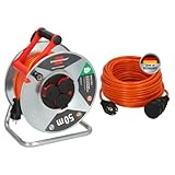 Brennenstuhl Garant S V2 IP44 Kabeltrommel 50m outdoor & BREMAXX® Verlängerungskabel V2 außen 25m