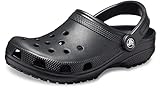 Crocs Unisex Classic Clog, Black, 45/46 EU