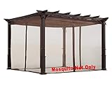 ALISUN Sichtschutznetz für Flachdachpergola 10 ft. x 10 ft. braun