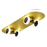 FanXus Kinder-LED-Deckenleuchte, Skateboard-Lampe, modernes Design, Hängelampe, 32 W, 2240 lm, Acryl-Kronleuchter, Kinderzimmerlampen, Deckendeko, Deckenleuchte für Jungen Change for the better