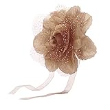 AQ899 Curtain Tie Backs Tieback Flower Peony Tie Clip-on Backs Panel Holdback Holder Curtain Home Decor Curtains Drapes 50cm