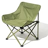 Campingstuhl Faltbar Outdoorstuhl Klappstuhl Klappstuhl, Tragbare Rückenlehne, Angelhocker, Regiestuhl, Strand-Lounge-Stuhl, Campingstuhl Faltstuhl Camping-Stühle ( Color : Grün , Size : 64.5*50*66cm