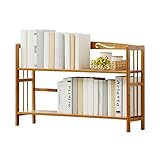 Bücherregal Standregal Einfacher Holzregal-Desktop-Speicher-Rack einstellbar Multifunktions-Speicher-Rack-Home-Studenten-Bücherregal Bücherregale (Size : 90cm)