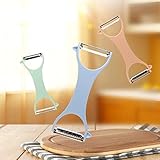 Anoudon Schäler Set von 3 Schäler Schäler Kartoffelschäler zum Schälen von Kartoffeln, Karotten und verschiedenen Gemüse und Früchten