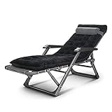 Campingstuhl, Sonnenliege, Schwerkraftstuhl für den Garten, klappbarer Liegestuhl, Faltbare Liegestühle, Robustes Metall, tragbar, entspannendes Liegebett, Gartenmöbel für Rasen im Freien Beautiful