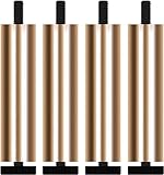 Möbelfüße 4 Stück Waschmaschinenfüße, verstellbare Kühlschrankbeine, Schrankbeine, goldene Tischbeine, DIY-Möbelfüße, Metallerhöhungen, perfekt for Kleiderschrank, TV-Schränke, Nachttisch, M8-Schraube
