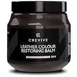 CREVIVE Leder Reparatur Set Dunkelbraun 300 ml - Lederpflege Auto - Lederreparatur Sofa - Autositz Reparatur