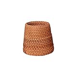 1 x Rattan-Vase, Weidenkorb, Rattan-Hängeblumentopf, handgewebte Vase, Dekoration, Korb, R1G4, Blumentopf