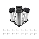 4 Pcs Verstellbare Möbelfüße Küche Füsse für Kommoden Füße für Möbel Schlafsofas, Schrank, Arbeitsplatte, Frühstücksbar,200mm(7.87in)