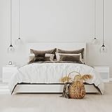 Youuihom Nachtkonsole, Nachttische für Hotels, Geeignet für Schlafzimmer, Wohnzimmer, Esszimmer, Flure, Warteräume, Nachttisch 2 STK. mit Schublade Weiß