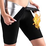 Nano Hertz Shorts Sauna Sporthose Abnehmen Hosen Laufhose Schwitzhose Hosen Schwitzen Jogginghose für Frauen Women Damen