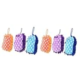 Mipcase 6 Stück Frettchenspielzeug Meerschweinchen Haustierspielzeugmatte Kaninchenbett Lappen Gepunktet Blau Kleines Haustierbett