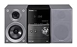 Panasonic SC-PM602EG-S Micro- mit Digital DAB+ (CD, Bluetooth, UKW , HiFi-System mit 40W RMS) silber