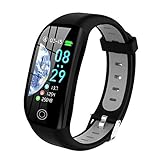 Tipmant Fitnessuhr mit Pulsmesser Schlafmonitor Schrittzähler Smartwatch Fitness Tracker Fitness Armband Wasserdicht IP68 Fitness Uhr Pulsuhr Sportuhr für Damen Herren Kinder ios iPhone Android Handy