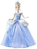 Mattel W5567 - Disney Princess Ballzauber Prinzessin Cinderella, inklusive Glitzer-Accessoires und Glasschuhe