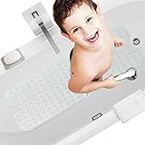 HBselect Badewannenmatte Anti rutsch Badematte Duschmatte Antirutschmatte rutschfest Badewanne für Kinder Alte 100 x 40cm Badewanneneinlage 200 x haftende Nopen an der Unterseite