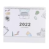 ABOOFAN 1 Stück 2022 2022 Schreibtischkalender Schreibtischunterlage Kalender Wöchentlicher Schreibtischplaner Schreibtischkalender Tischaufsatz Stehpult Stehpultaufsatz