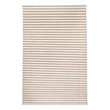 Amazon Basics Plissee-Rollo ohne Zugkette, ohne Bohren, 80 x 120 cm, Creme