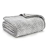 Tayknyco Kuscheldecke Flauschig Sofadecke Decken Fleecedecke Decke Couch Sofa üBerwurfdecke Blanket Wolldecke Warm Winter Wohn- & Kuscheldecken Extra Warme Wohndecke Grau 150x200 cm