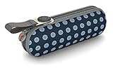 Knirps Taschenschirm X1 Dots – Der kleinste Regenschirm von Knirps – Leicht und sturmfest – Navy Dot