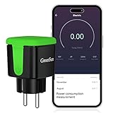 Aussensteckdose Wasserdicht Wlan Steckdose Outdoor GreenSun Outdoor Steckdose Alexa Steckdose Stromverbrauchsmesser mit APP Zeitschaltuhr Steckdose Smart Plug