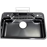 Küchenspüle Einzelbecken-Küchenspüle Aus Edelstahl 304, Mit Abflussregal Und Abflussrohr, Beulen- Und Kratzfest, Antihaft-Öl (S: 80 cm)